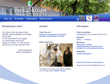Tablet Screenshot of birkaskolan.se